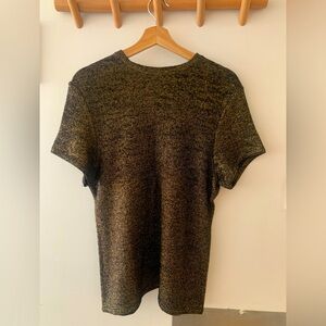 Designer Ellery top black and gold size US8